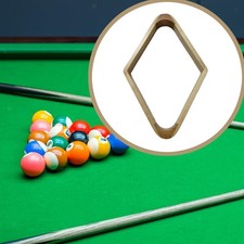 Billiard Pool Ball Rack Billiard Supplies 9 Ball Diamond  Wooden Pool Table