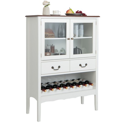 Freestanding wooden wine - wooden,