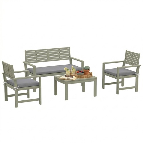 Outsunny seater wooden - outsunny,