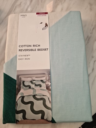 Single duvet cover set - m&s,