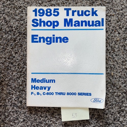 1985 truck shop - shop, engine