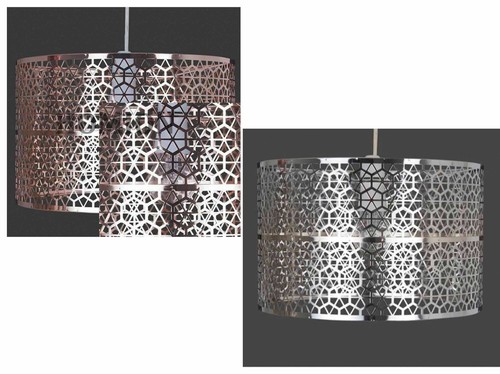 Moroccan metal drum - drum, shade