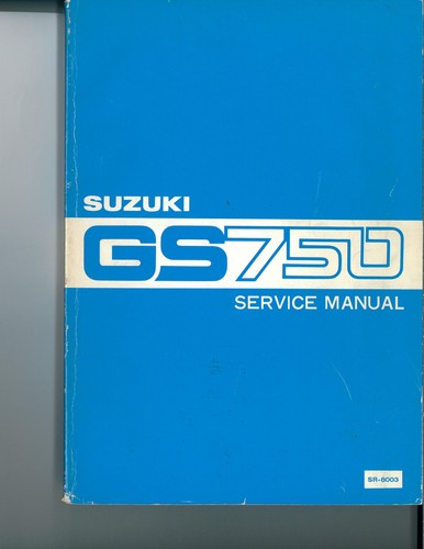 Suzuki service manual gs750 - service,