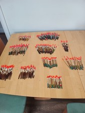 Pack of 10 handcrafted Quill & Norfolk Reed Fishing Floats