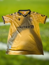 Wrexham 2024/25 Macron Gold Third Shirt.  - Medium