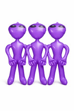 Pack of 3 Purple Inflatable