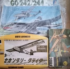Model glider kits lot - kits,
