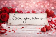 Valentine’s Wooden “Love