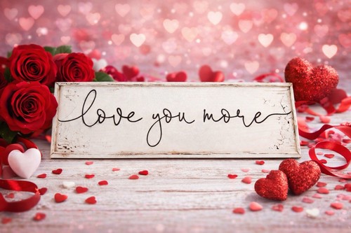 Valentine wooden love - valentine’s,