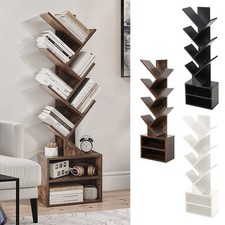 Wooden Bookcase Bookshelf Tree