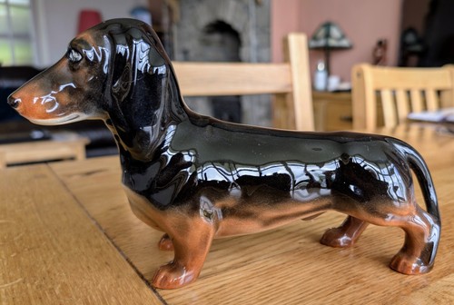 Berwick pottery dachshund - pottery,