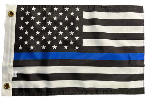 Small x18 thin blue line - 12"x18",