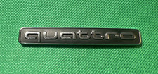 AUDI QUATTRO - CAR BADGE / EMBLEM - 95 X 13 MM