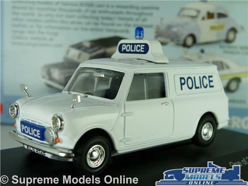 Morris mini model police van - model,