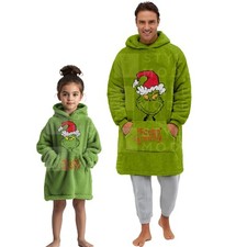 Oversized The Grinch Sherpa