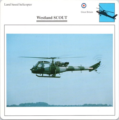 Westland scout helicopter - scout,