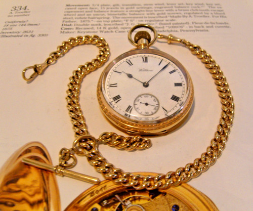 Victorian pocket watch chain - pocket,