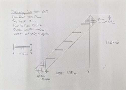 Bespoke wooden step stairs - wooden,