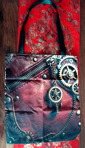 Steampunk leather look - leather,