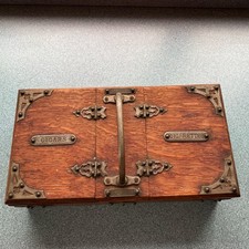 Vintage Oak Wooden Cigarette