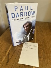 You're Him, Aren't You? An Autobiography Paul Darrow SIGNED 2011 UK HB Blake's 7