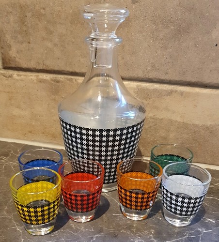 French retro decanter - french, with