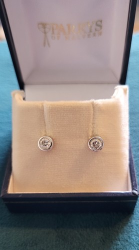 9ct white gold brilliant - 9ct, cut