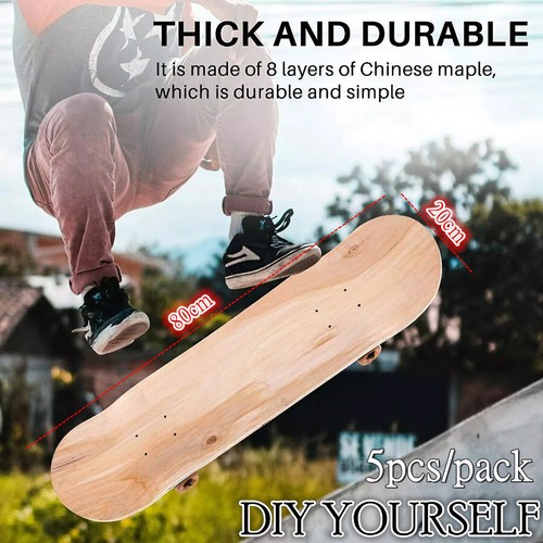Maple blank skate decks - 5x,