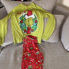 Men’s Grinch Pyjamas Size Medium