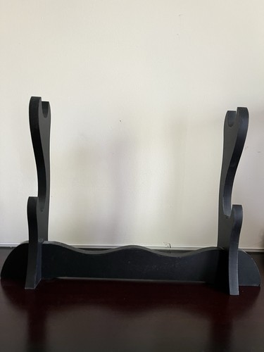 Wooden sword display stand - display,