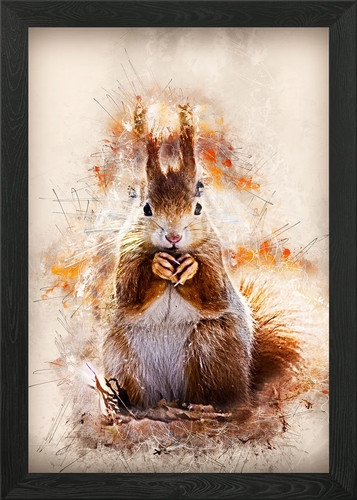 Rabbit framed wall art - rabbit, poster