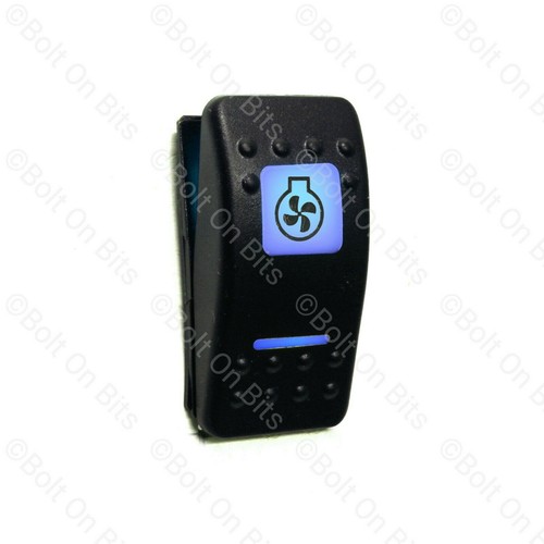 Rdx blue off engine fan - off,