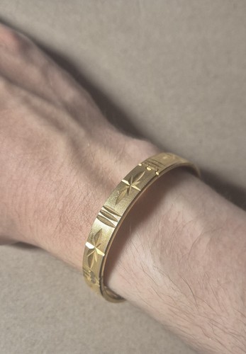 18ct rolled gold - 18ct, hinged