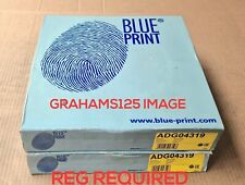 BRAKE DISCS X2 284mm FRONT FITS KIA SPORTAGE BLUE PRINT ADG04319