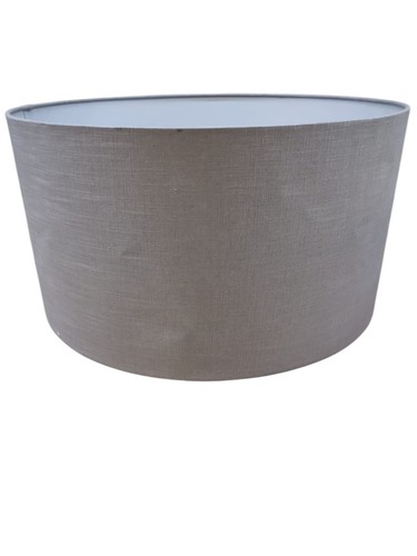 Linen drum lamp - linen,