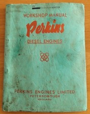 ORIGINAL FACTORY WORKSHOP MANUAL FOR PERKINS DIESEL ENGINES FOUR 192 & FOUR 203