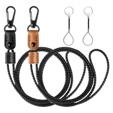 Neck Lanyard Braided Leather