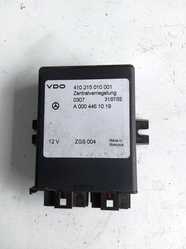 Central locking control - locking,