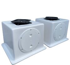 2 x GRP Boat Seat Storage Box
