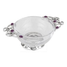 Stunning Pewter & Glass Celtic