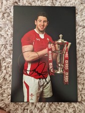 Alex Cuthbert Signed 12x8 Wales Rugby Photo, Six Nations *COA*