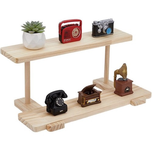 Dicosmetic tier wooden - 2-tier,