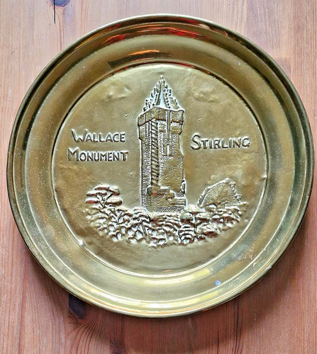 Brass embossed charger wall - brass,