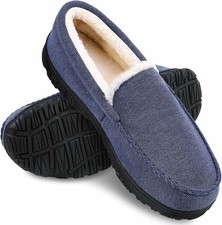 MIXIN Blue Moccasins for Men