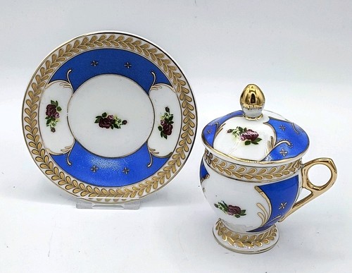 Limoges porcelain blue - porcelain,