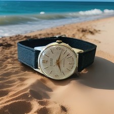 Vintage Cimier 7 Jewels Manual Mechanical GWO VGC 34mm Case Swiss Mens Watch