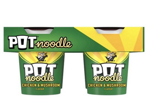 Pot noodle chicken mushroom - pot, &