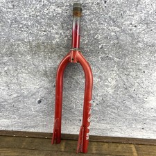 Magna BMX Fork 1 inch Threaded Old School BMX Red 1980s Steel 20 in Bicycle