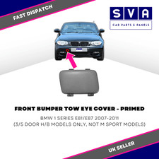 Bmw 1 Series E81/E87 2007-2011 Front Bumper Tow Eye Cover - Insurance Approved