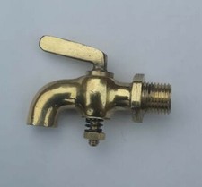 New brass water drain tap - drain, 1/4"